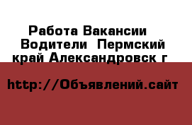 Работа Вакансии - Водители. Пермский край,Александровск г.